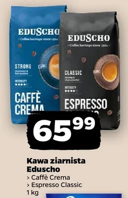 Kawa ziarnista Eduscho Caffé Crema promocja w Netto