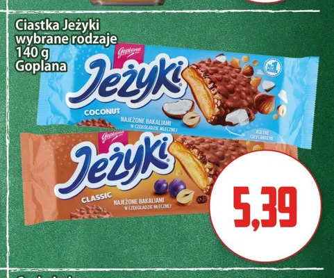 Ciastka Jeżyki Classic Goplana promocja w Kupiec