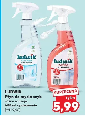 Płyn do mycia szyb różne rodzaje 600ml opakowanie promocja w Kaufland