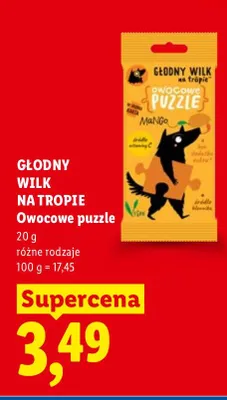 Owocowe puzzle, różne rodzaje promocja w Lidl