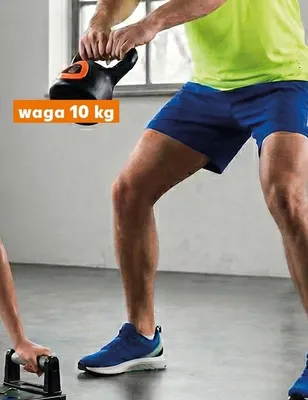 Ciężarek kettlebell 10 kg promocja w Kaufland