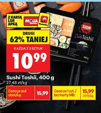 Sushi Toshio promocja w Biedronka