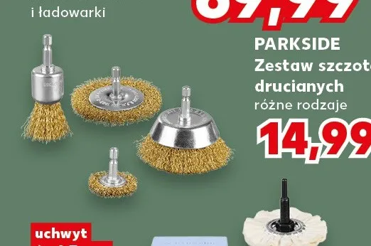 Zestaw szczotek drucianych Parkside promocja w Kaufland