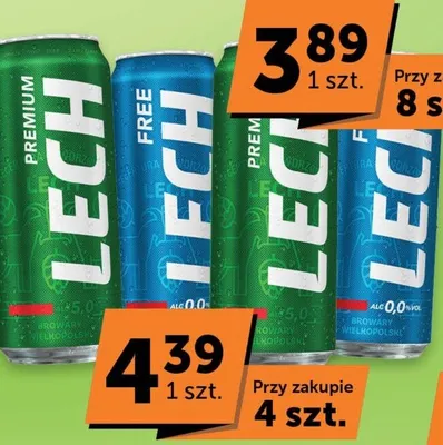 Piwo Lech promocja w Groszek