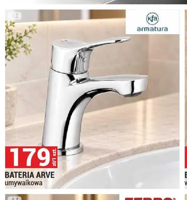 Bateria umywalkowa Arve Kfa Armatura promocja w Merkury Market