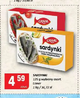 Sardynki Graal promocja w Chorten