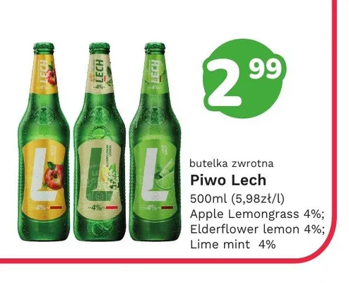 Piwo Lech Elderflower Lemon promocja w Limonka