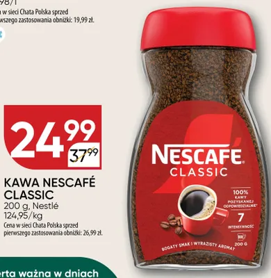 Kawa Nescafé Classic promocja w Chata Polska