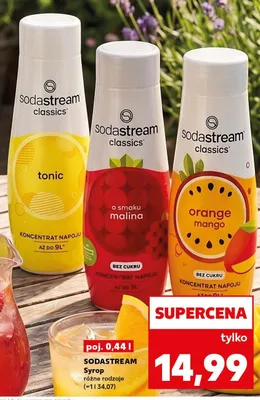 Syrop Sodastream Classics Tonic promocja w Kaufland