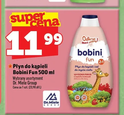 Płyn do kąpieli Bobini Fun promocja w TOPAZ