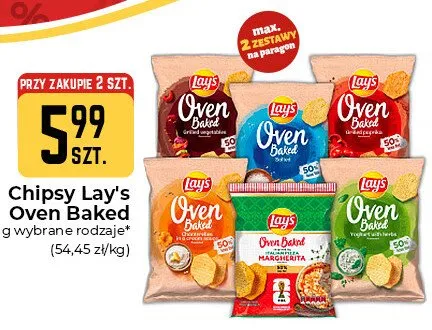 Chipsy Lay's Oven Baked Salted promocja w Społem Częstochowa