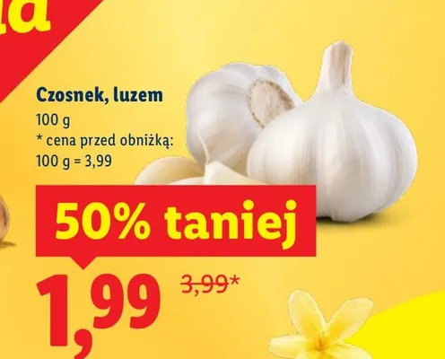 Czosnek promocja w Lidl
