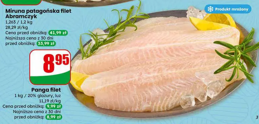 Miruna patagońska filet Abramczyk promocja w Dino