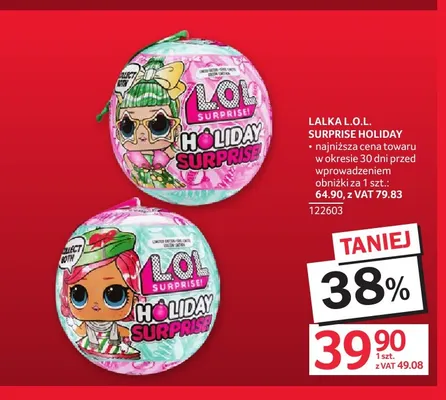 Lalka L.O.L. Surprise Holiday promocja w Selgros