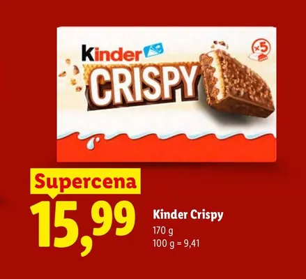 Kinder Crispy promocja w Lidl