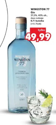 Gin Wingston 77 Premium London Dry Gin promocja w Kaufland
