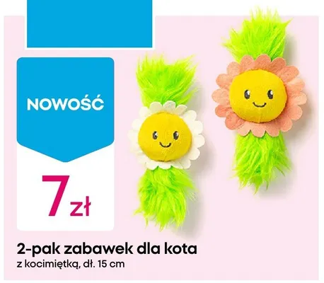 2-pak zabawek dla kota z kocimiętką promocja w Pepco