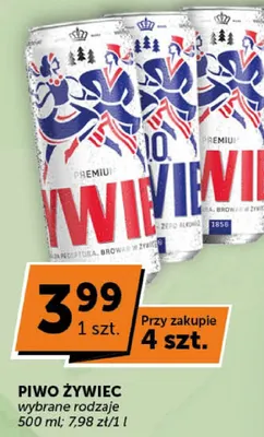 Piwo Żywiec wybrane rodzaje promocja w Groszek