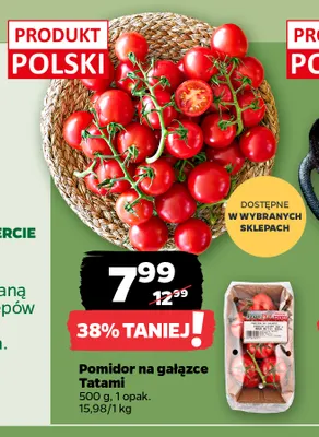 Pomidory na gałązce Tatami VegaPOL promocja w Netto