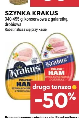 Szynka drobiowa Krakus promocja w Stokrotka