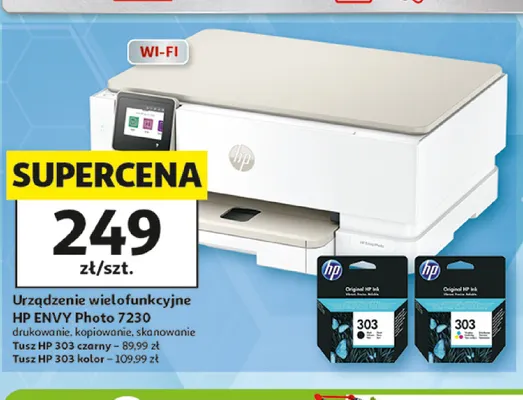 Urządzenie wielofunkcyjne Hp Envy Photo 7230 promocja w Auchan