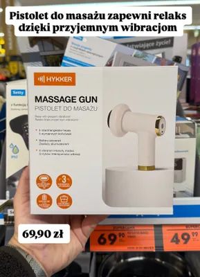 Pistolet do masażu promocja w Biedronka