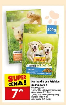 Karma dla psa sucha Friskies Balance promocja w Twój Market