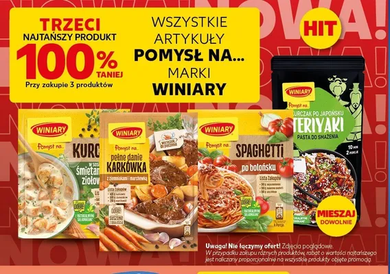 Artykuły Pomysł Na... marki Winiary promocja w Kaufland