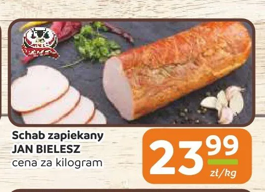 Schab zapiekany Jan Bielesz promocja w Społem Częstochowa