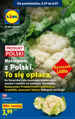 Kalafior polski promocja w Lidl