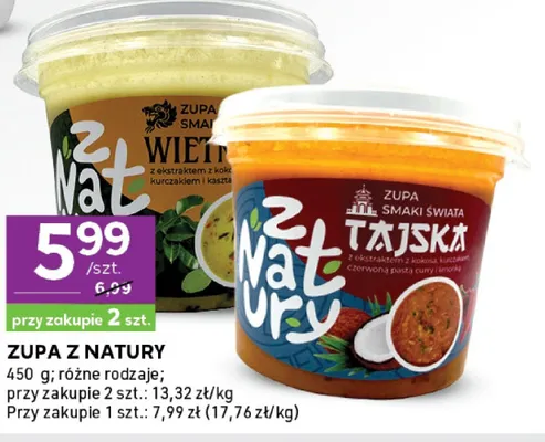 Zupa Z Natury wietnamska promocja w Stokrotka