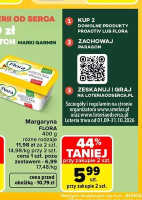 Margaryna Flora promocja w Carrefour