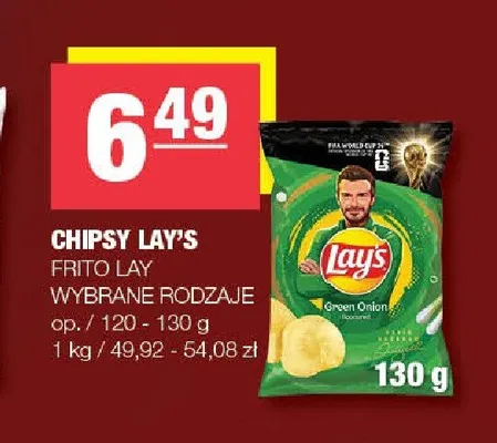 Chipsy Lay's Zielona Cebulka promocja w SPAR