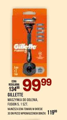 Maszynka do golenia Gillette Fusion 5 promocja w Drogerie Natura
