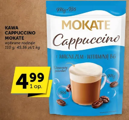 Kawa cappuccino Mokate promocja w Groszek