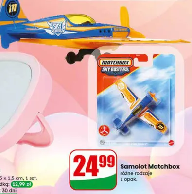 Samolot Matchbox różne rodzaje promocja w Dino
