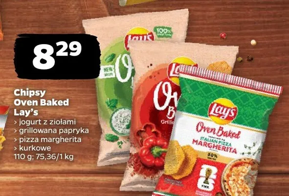 Chipsy Oven Baked Lay's jogurt z ziołami promocja w Netto
