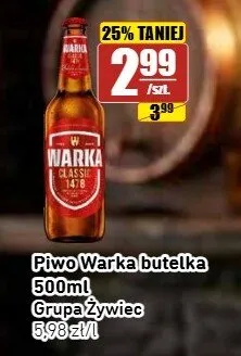 Piwo Warka Classic 500 ml promocja w API Market