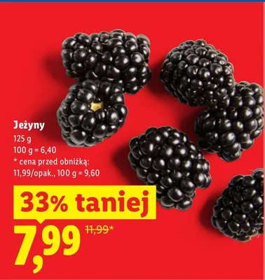 Jeżyny promocja w Lidl