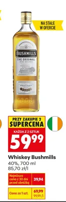 Whiskey 40% promocja w Biedronka