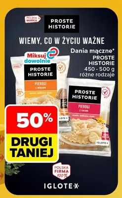 Dania mączne Proste Historie promocja w Carrefour