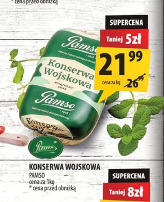 Konserwa wojskowa Pamso promocja w Arhelan