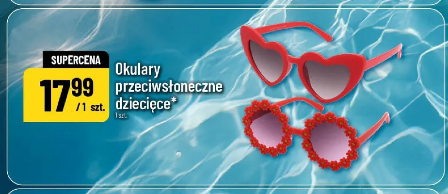 Okulary przeciwsłoneczne dziecięce promocja w POLOmarket