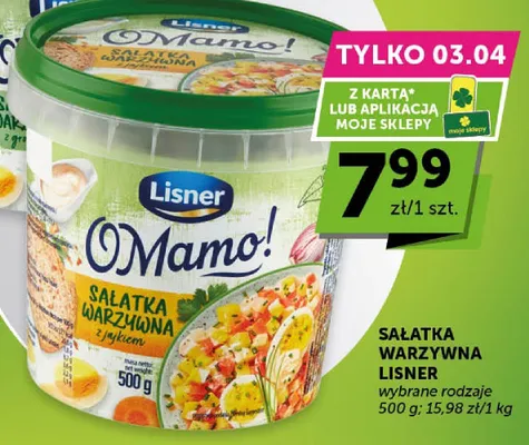 Sałatka warzywna O Mamo! wybrane rodzaje promocja w Euro Sklep