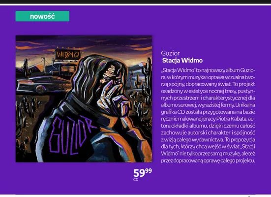 Płyta CD Guzior Stacja Widmo promocja w Empik