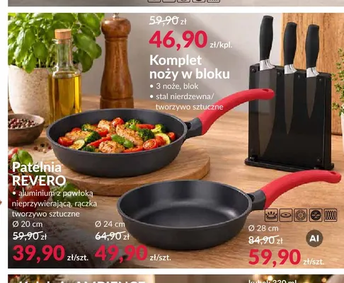 Patelnia Revero Ø24 cm promocja w Salony Agata