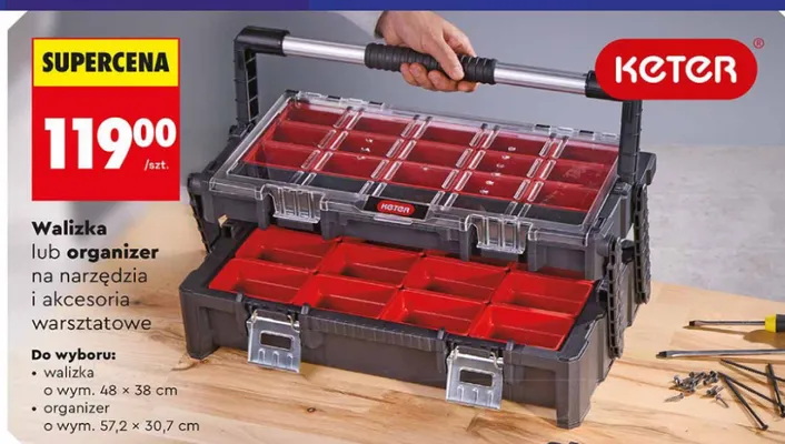 Organizer na narzędzia i akcesoria warsztatowe promocja w Biedronka