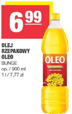 Olej rzepakowy Oleo promocja w SPAR