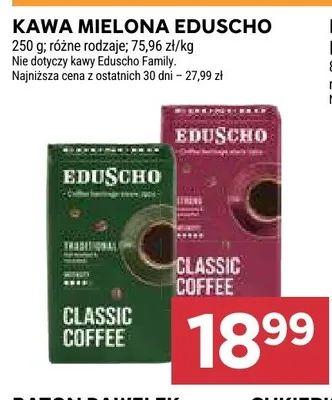 Kawa mielona Eduscho promocja w Stokrotka
