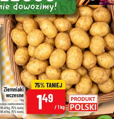 Ziemniaki wczesne promocja w POLOmarket